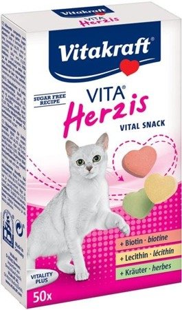 VITAKRAFT Vita Herzis - przysmak dla kota z wit. B i lecytyną 30 g