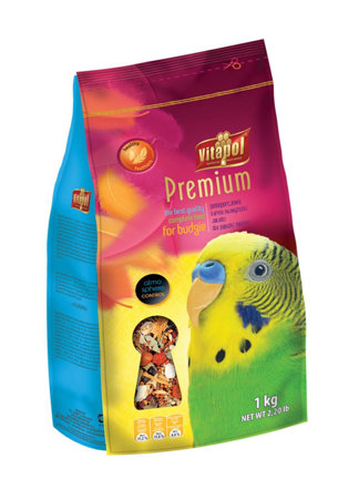 VITAPOL Premium pokarm pełnowartościowy dla papużek falistych 1kg