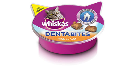 WHISKAS Dentabits - przysmak dla kota - tacka 40 g